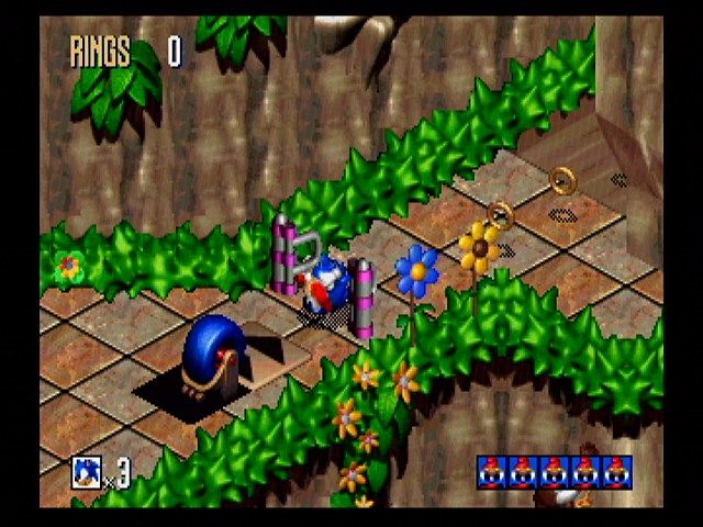 Sonic 3D: Flickies' Island screenshot 5 for Sega Saturn